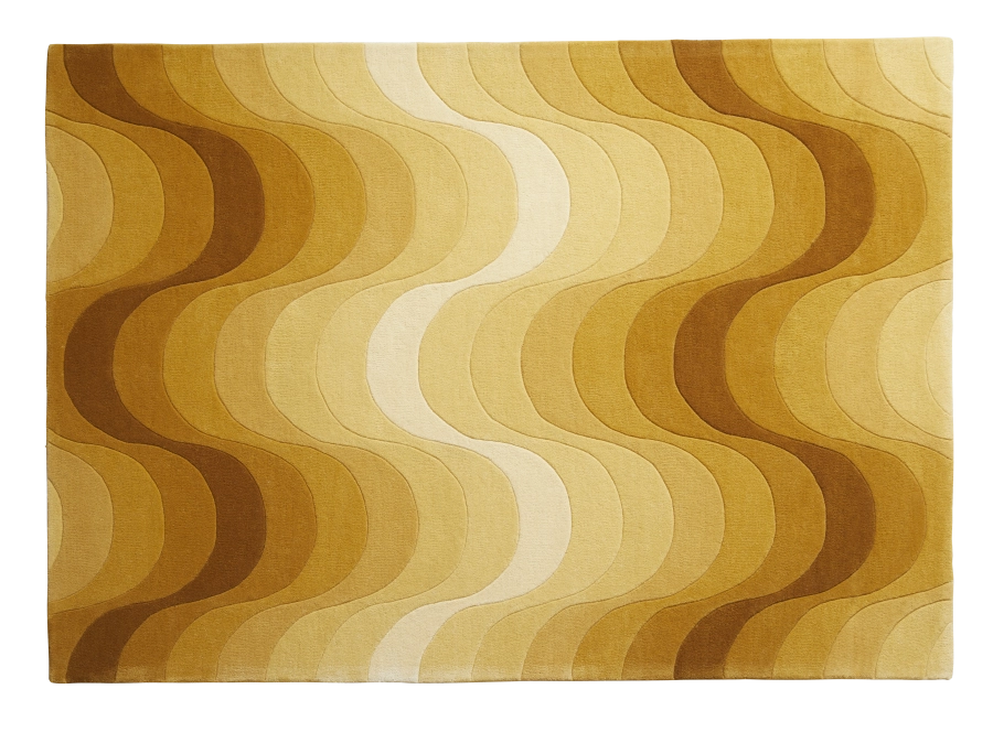 VERPAN dywan WAVE żółty