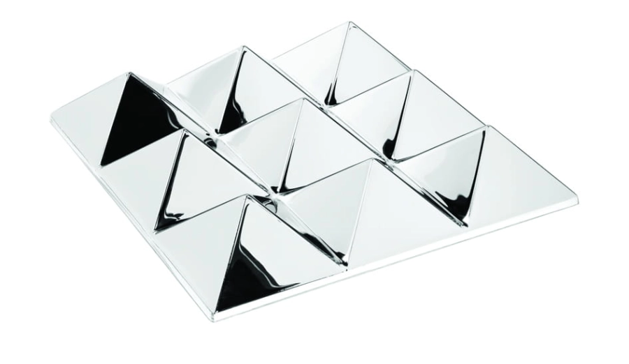 VERPAN dekoracja ścienna MIRROR SCULPTURES - 9 piramid