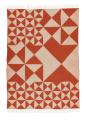 VERPAN narzuta MIRROR  pomarańczowa