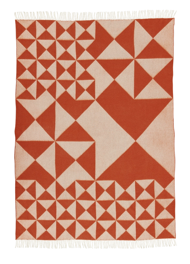 VERPAN narzuta MIRROR  pomarańczowa