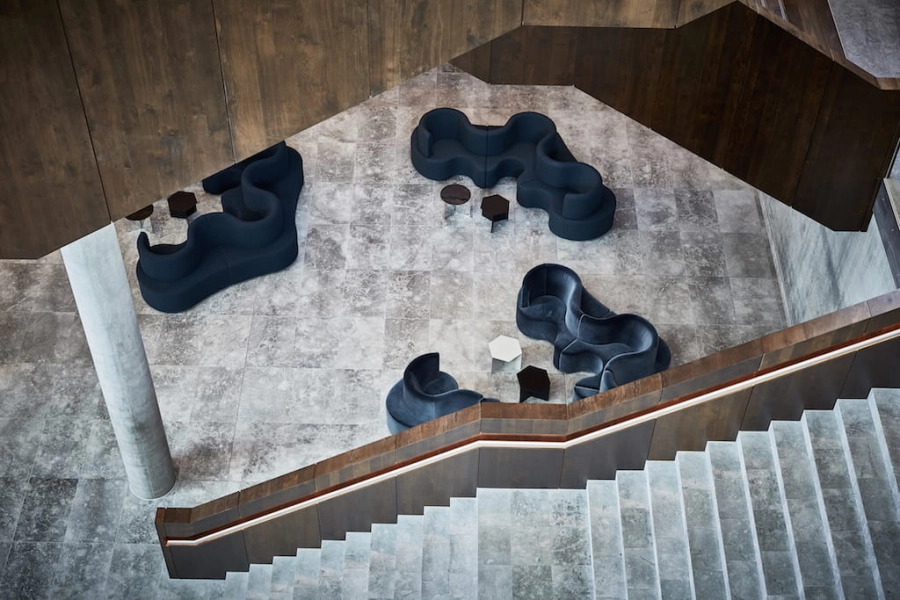 Sofa CLOVERLEAF welurowa