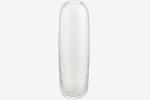 BOLIA waza/wazon UNA przezroczyste szkło bubbled  