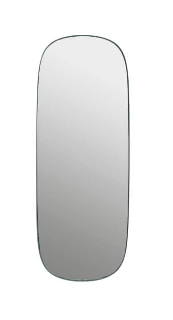 MUUTO lustro FRAMED L ciemno-zielony/bezbarwny