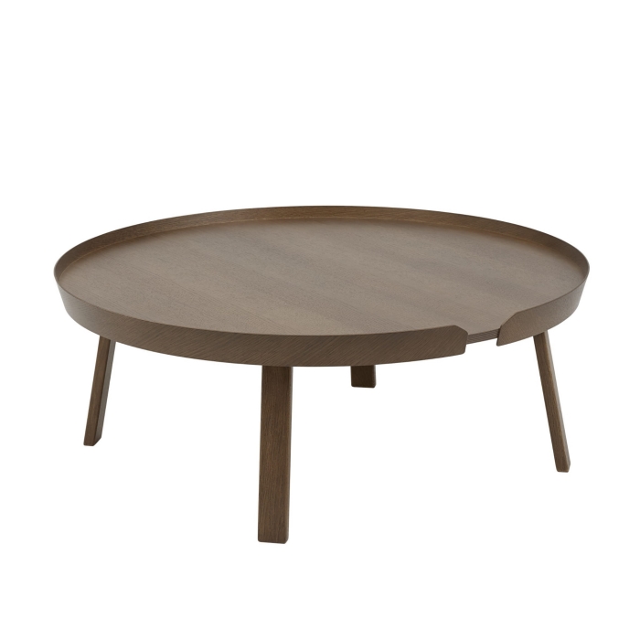 MUUTO stolik kawowy AROUND XL ciemny brąz