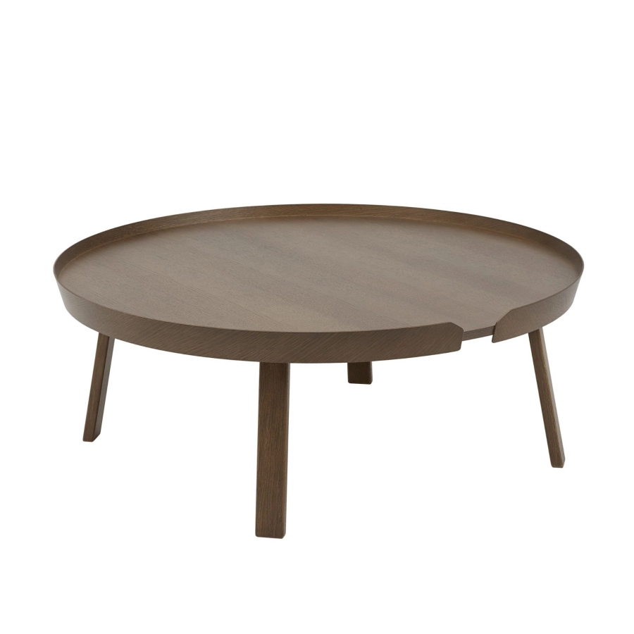 MUUTO stolik kawowy AROUND XL ciemny brąz