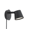 MUUTO kinkiet TIP czarny