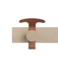 MUUTO wieszak PLANK dąb/brązowy