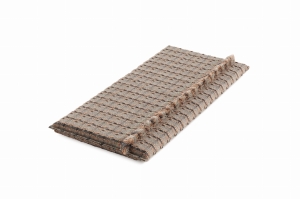 GAN RUGS materac GARDEN LAYERS CHECKS terracota S