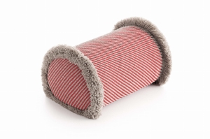 GAN RUGS poduszka/zagłówek GARDEN LAYERS DIAGONAL almond-red L