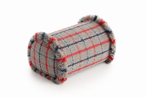 GAN RUGS poduszka/zagłówek GARDEN LAYERS TARTAN blue L