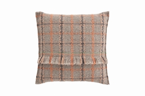 GAN RUGS poduszka GARDEN LAYERS TARTAN terracota L