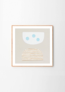 THE POSTER CLUB druk artystyczny BLUE EGGS