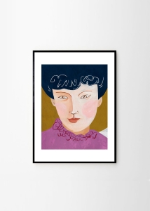 THE POSTER CLUB druk artystyczny TAIWANESE LADY IN 1950S PARIS