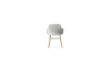 NORMANN COPENHAGEN miniaturka krzesła z podłokietnikami FORM szara