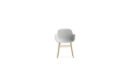NORMANN COPENHAGEN miniaturka krzesła z podłokietnikami FORM szara