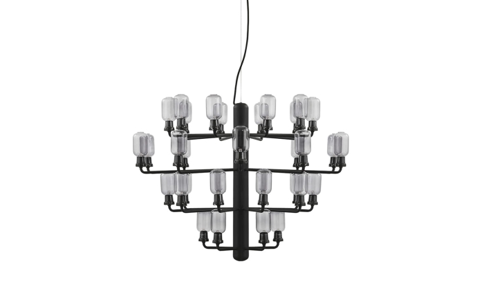 NORMANN COPENHAGEN żyrandol AMP L czarny marmur