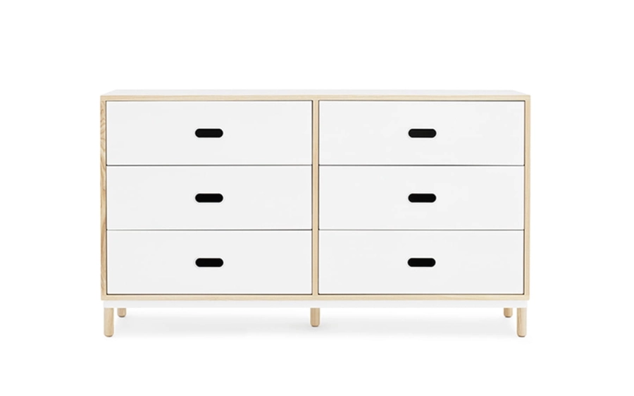 NORMANN COPENHAGEN komoda KABINO niska biała