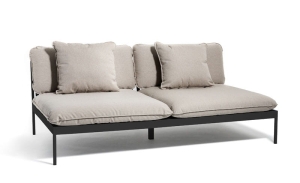 SKARGAARDEN sofa ogrodowa BONAN jasno-szara/ciemno-szara rama