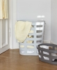 Basket light grey_Basket army_Giant Waffle Bath Towel soft yellow.jpg