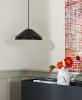 Pao Steel Pendant 350 soft black_Splash Vase Round white dot.jpg