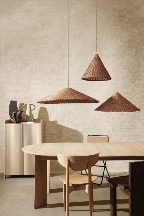 rattanowa lampa wisząca