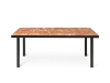FERM LIVING stół do jadalni FLOD terracotta/czarny