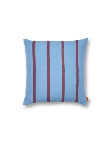 FERM LIVING poduszka GRAND niebieski / burgundowy