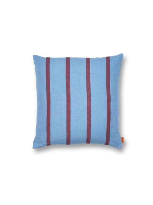 FERM LIVING poduszka GRAND niebieski/burgundowy