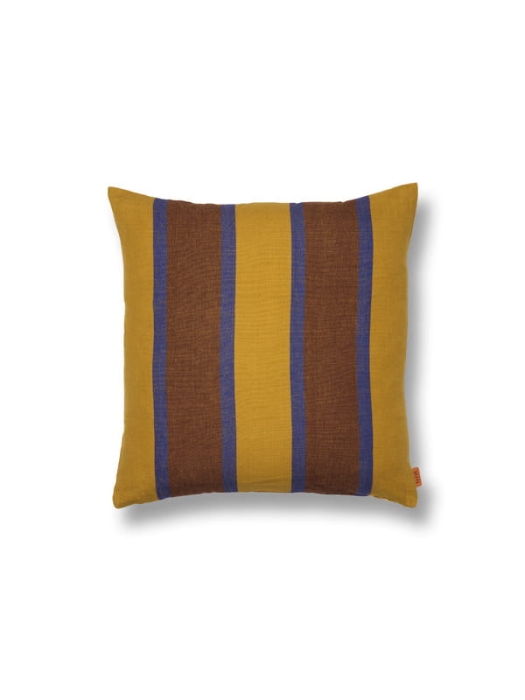 FERM LIVING poduszka GRAND żółty/niebieski/brązowy