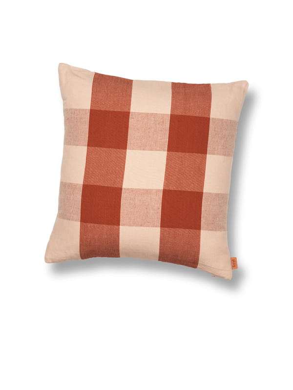 FERM LIVING poduszka GRAND różowy/czerwony