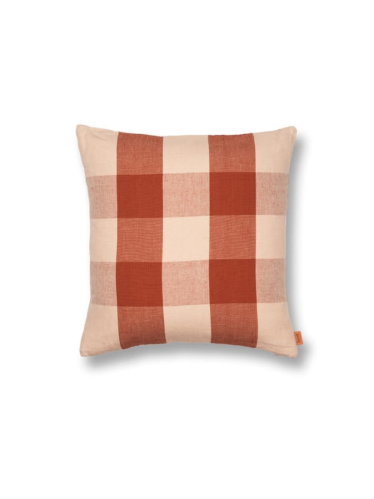 FERM LIVING poduszka GRAND różowy/czerwony