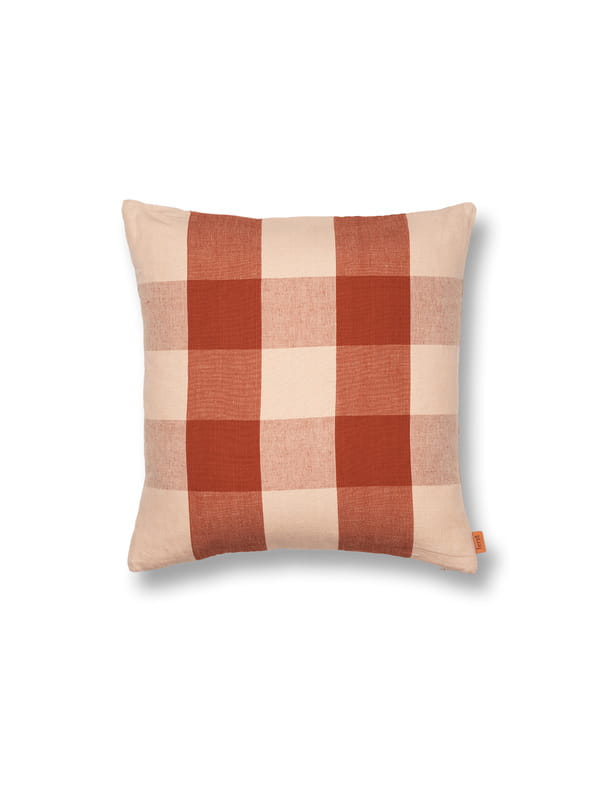 FERM LIVING poduszka GRAND różowy/czerwony