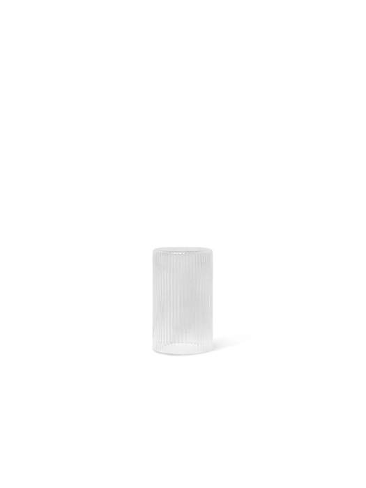 FERM LIVING szklanka RIPPLE LID