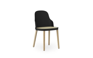 NORMANN COPENHAGEN krzesło ALLEZ czarne / wiklina / dąb