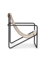 FERM LIVING fotel dla dzieci DESERT shape/czarny