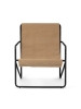 FERM LIVING fotel dla dzieci DESERT sand/black