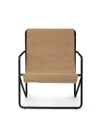 FERM LIVING fotel dla dzieci DESERT sand/black