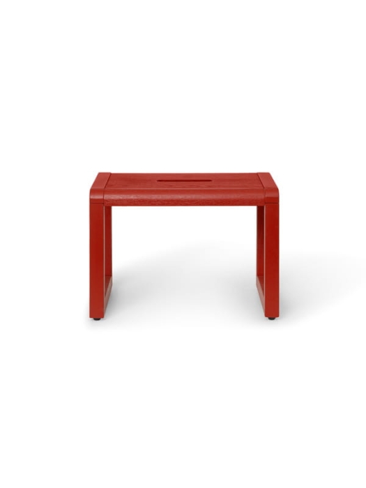 FERM LIVING stołek LITTLE ARCHITECT czerwony
