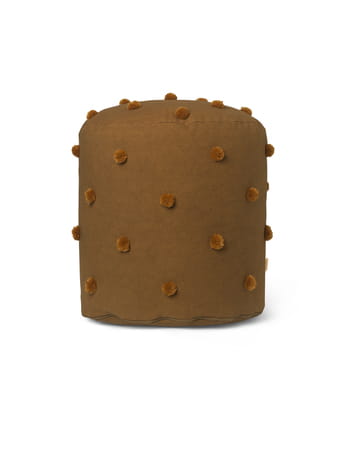FERM LIVING puf DOT musztardowy