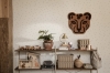 FERM LIVING dywan LEOPARD HEAD brązowy