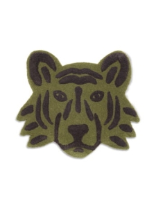 FERM LIVING dywan TIGER HEAD zielony