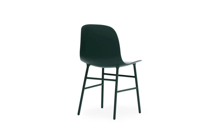 NORMANN COPENHAGEN krzesło FORM STEEL zielone