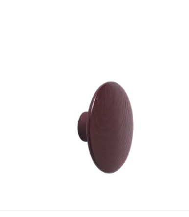 MUUTO wieszak THE DOTS drewniany bordowy