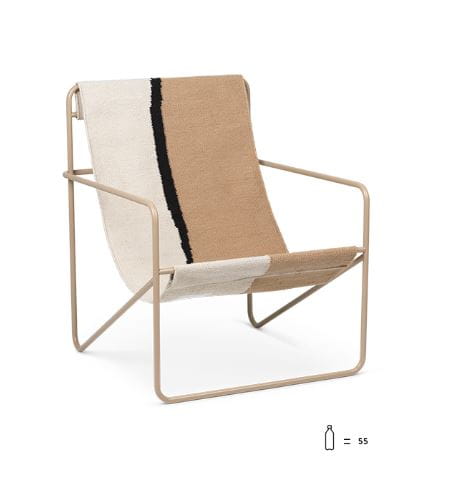 FERM LIVING fotel DESERT soil