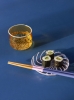 Spin Saucer clear with pink stripe_Tint Glass light yellow with white rim_Colour Sticks.jpg