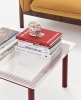 Kofi clear reeded glass barn red wb lacquer oak_Jessica Hans Mug melting pot.jpg