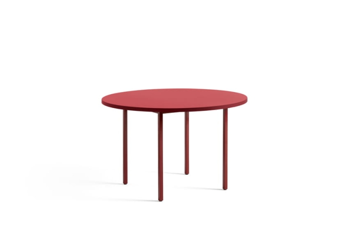 942031_Two-Colour Dia120 red wb lacquer valchromat tabletop_maroon red powder coated steel.jpg