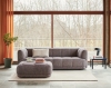 Quilton 3 seater Swarm multi colour_Quilton Ottoman Swarm multi colour_Slant soft black_Kofi 60x60 blue tinted glass.jpg