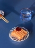 Spin Saucer clear with pink stripe_Tint Glass light blue with red rim.jpg