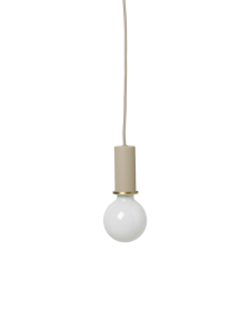 FERM LIVING lampa wisząca - oprawka z przewodem COLLECT kaszmirowa niska  